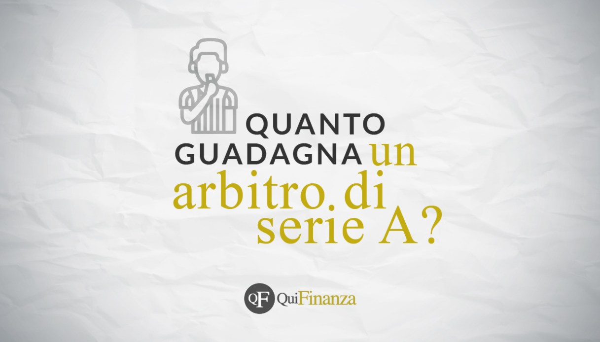 Quanto guadagna un arbitro di Serie A?