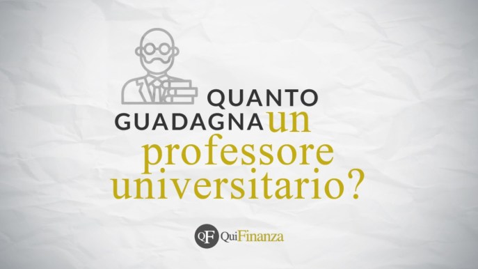 Qual è lo stipendio di un professore universitario? Ecco quanto guadagna