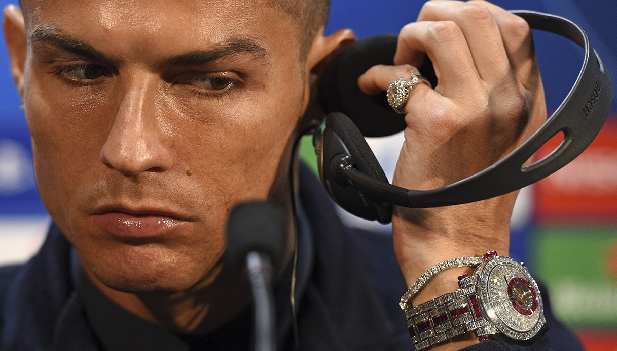 cristiano ronaldo orologio jacob&co, jacob arabo, juventus