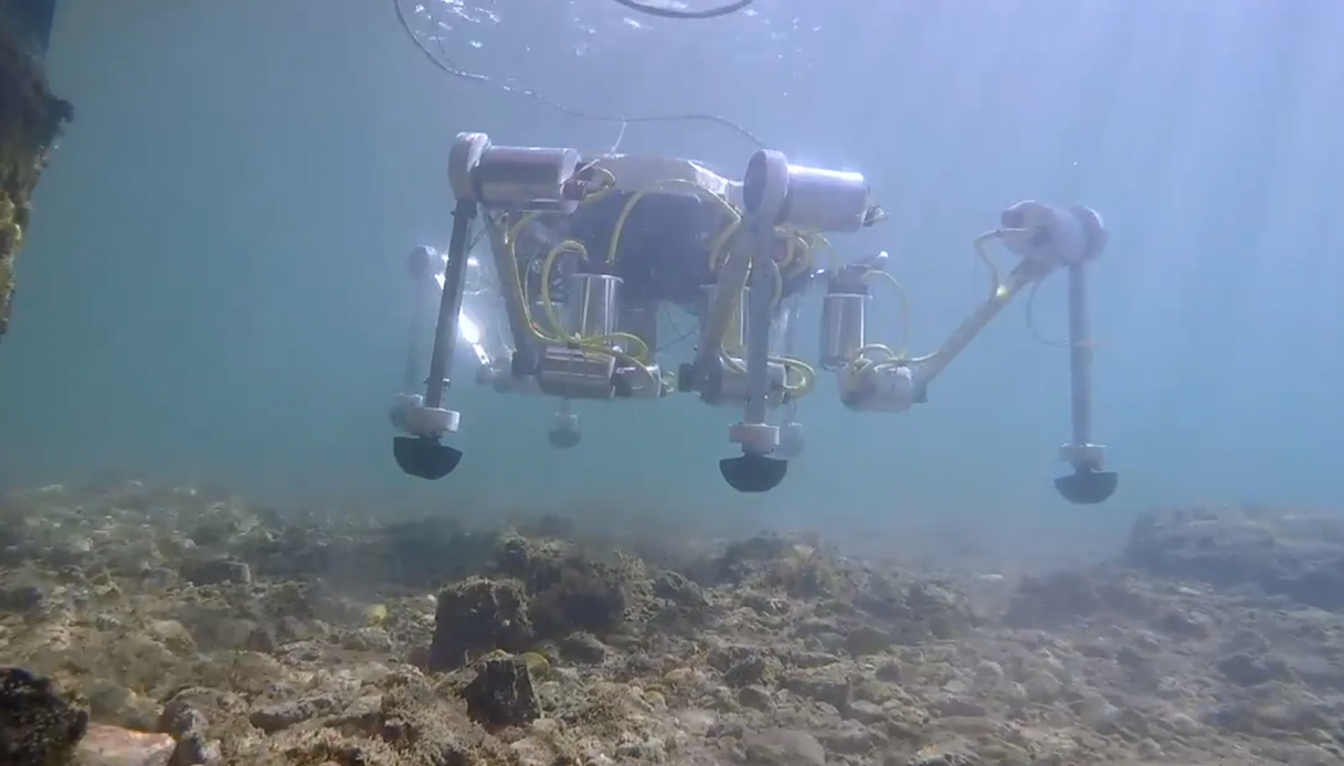 Il robot granchio che ripulisce gli oceani dalla plastica, il primo in Italia
