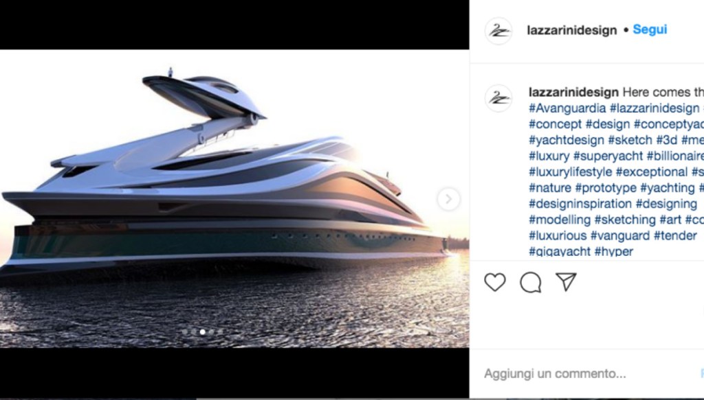 Yacht Lazzarini Design