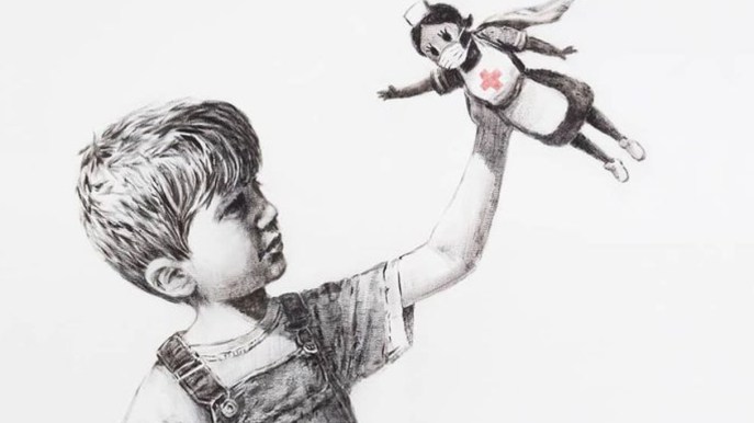 Banksy, a chi andranno i soldi del dipinto venduto a prezzo record