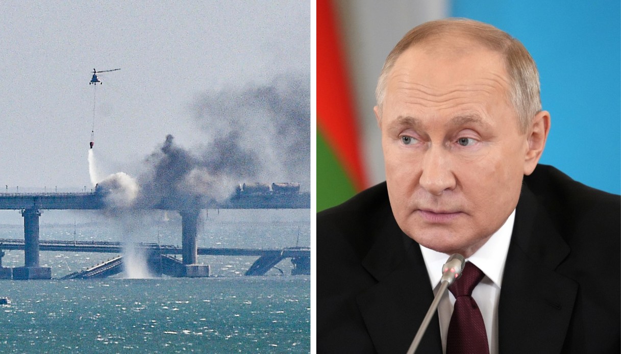 Esplosione ponte in Crimea: il “regalo” di Kiev per i 70 anni di Putin