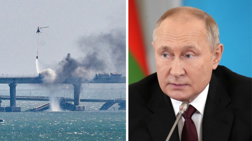 Esplosione ponte in Crimea: il “regalo” di Kiev per i 70 anni di Putin