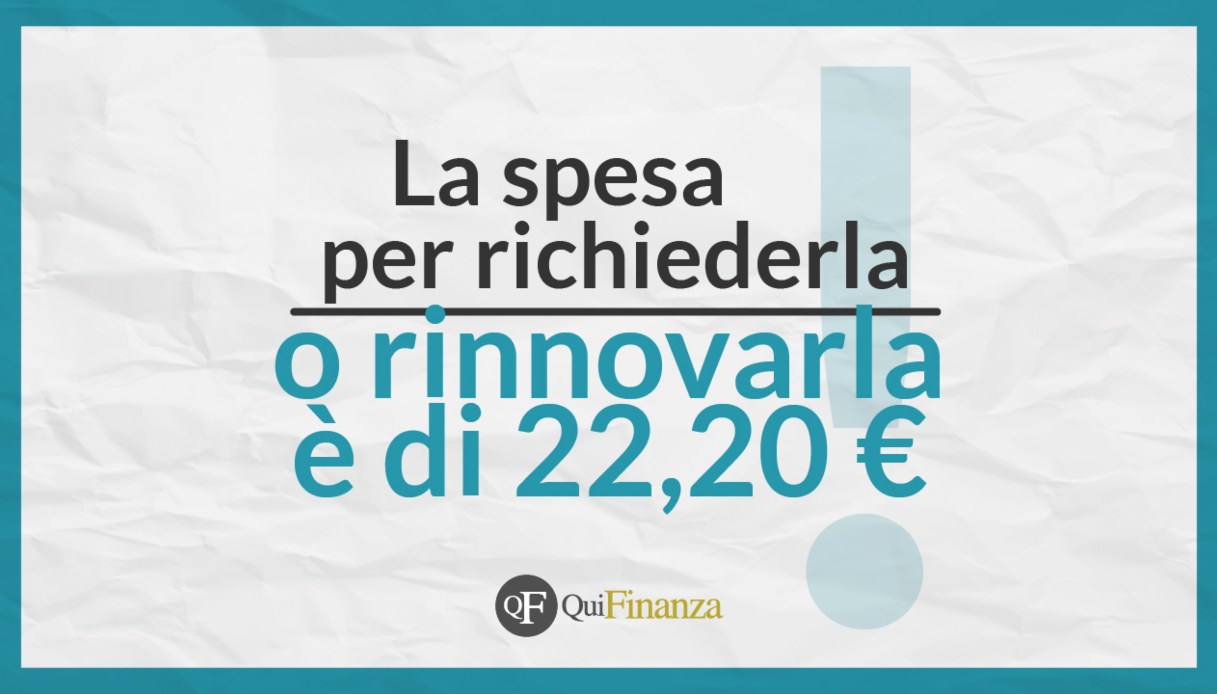 Costo carta identità elettronica