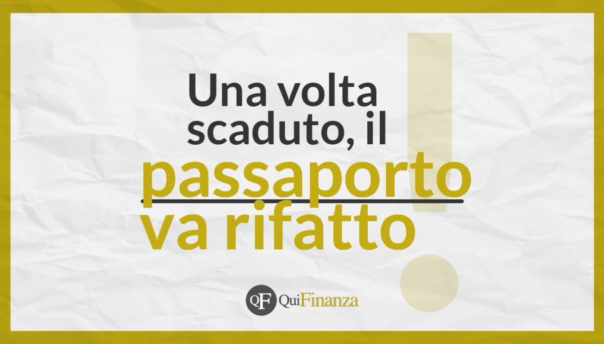 Passaporto scaduto