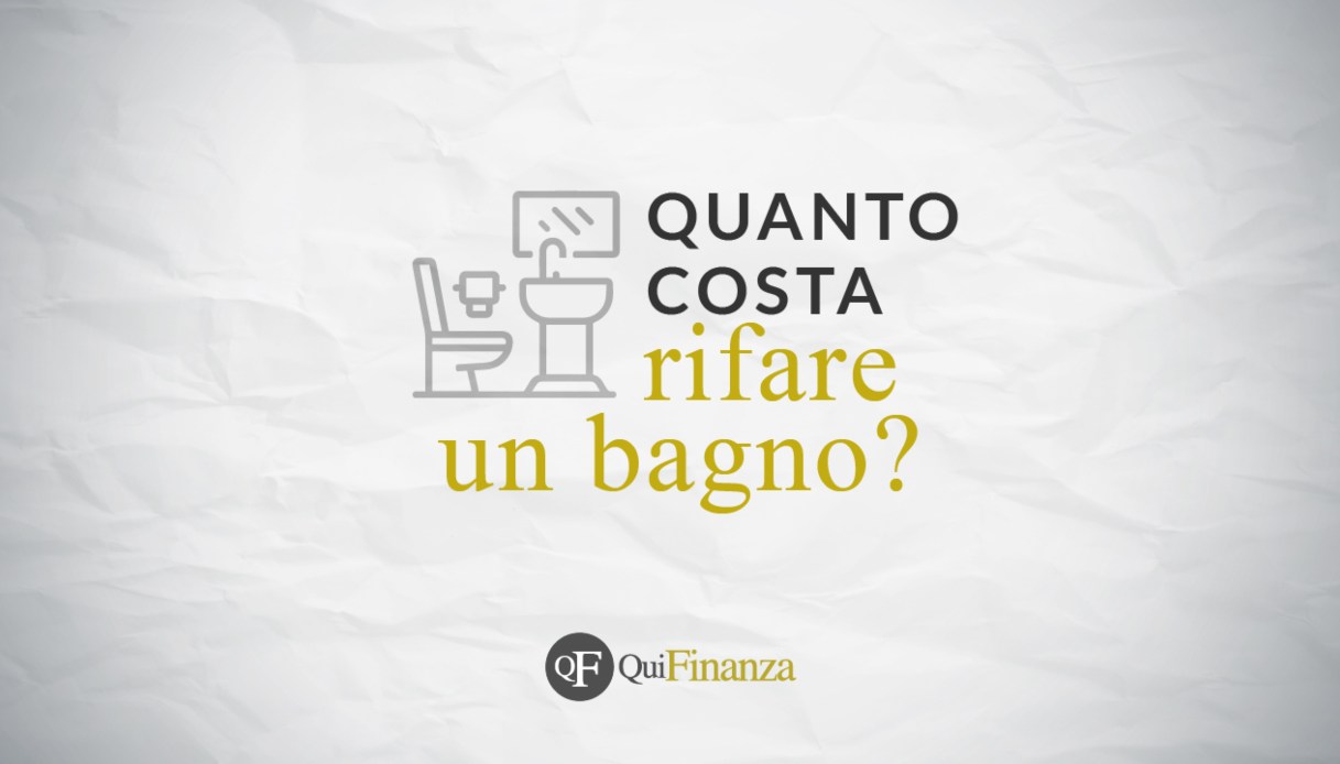 Quanto costa rifare un bagno e quali sono le detrazioni