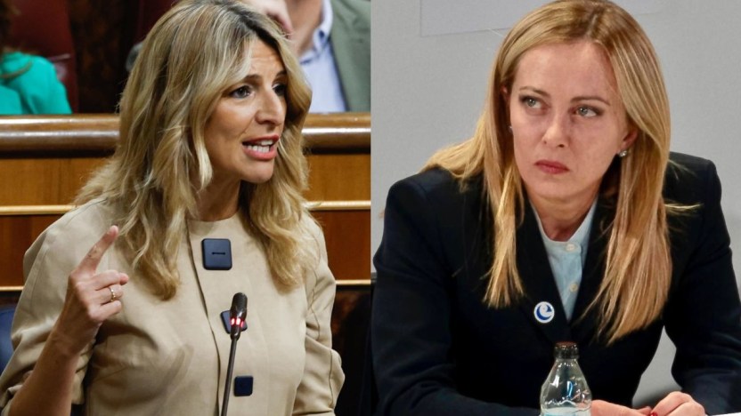 Le accuse di Yolanda Diaz a Giorgia Meloni