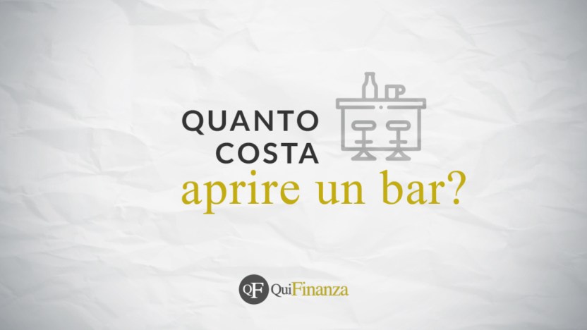 Quanto costa aprire un bar e le licenze necessarie