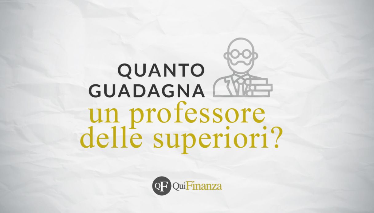 Quanto guadagna un professore delle superiori? Lo stipendio mensile