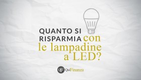 Quanto si risparmia con le lampadine a LED?