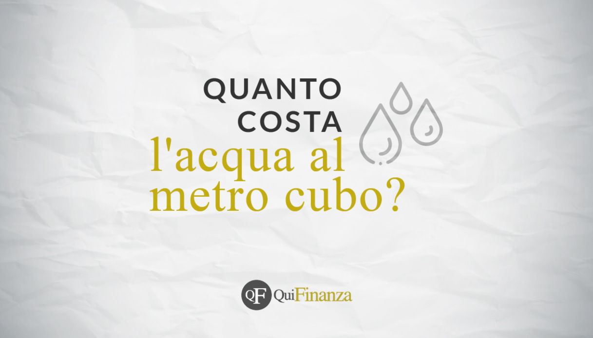 Quanto costa l’acqua al metro cubo e come leggere la bolletta