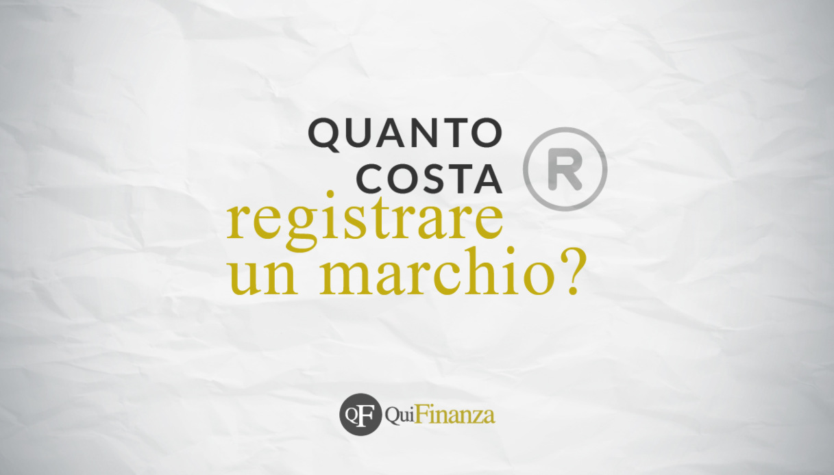 Quanto costa registrare un marchio?