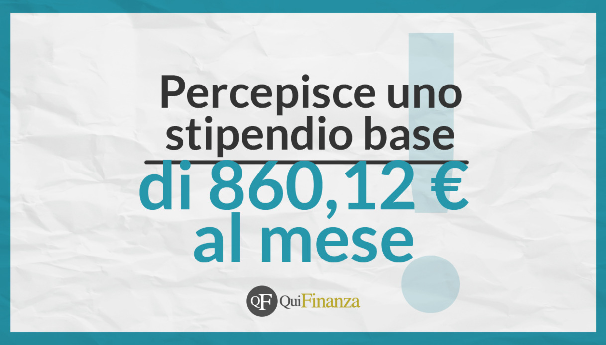 stipendio base bagnino