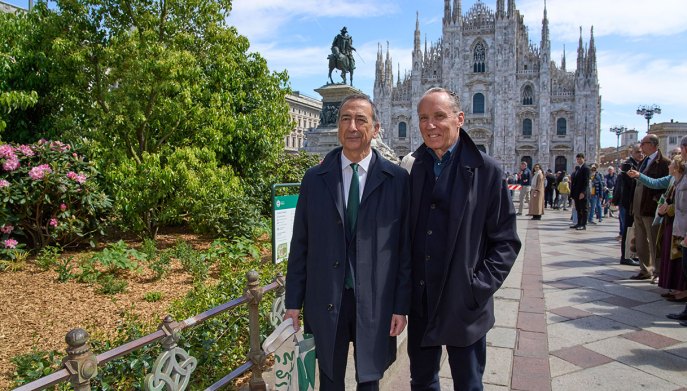 Giuseppe Sala e Gildo Zegna 