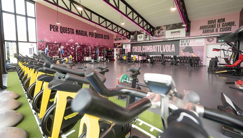 La palestra del centro sportivo Torretta