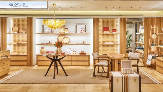 Boutique di Loro Piana Home a Harrods, Londra