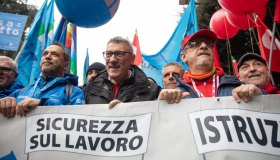 Scontri durante lo sciopero del 29 novembre, Maurizio Landini: “500mila contro il governo”
